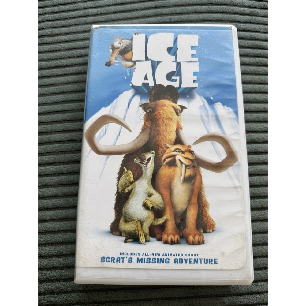 Ice Age (VHS, 2002, Includes Bonus Short "Scrats Mising Adventure")